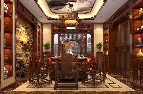 秀英温馨雅致的古典中式家庭装修设计效果图